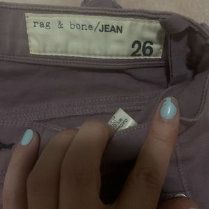 Rag &bone zipper Capri size 26